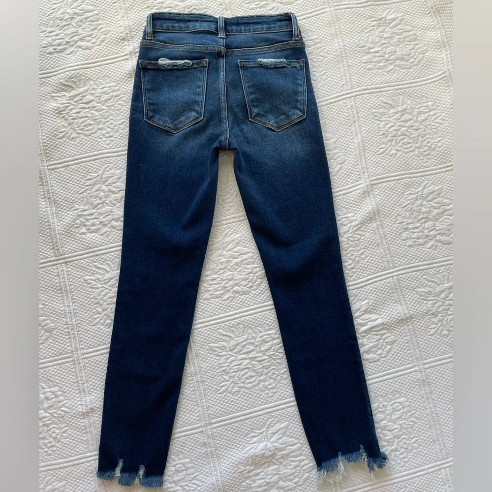 Buckle Hudson Mid-Rise Ankle Skinny Denim Jeans 24 Dark Wash BRIDGE BY GLY - Picture 9 of 15